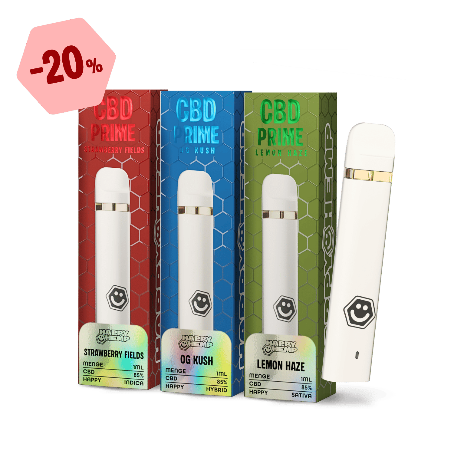 CBD Vape 85% β Bundle Mix